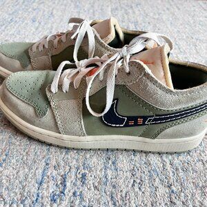 Air Jordan 1 Low SE Craft Light Olive / Black Celadon Size Men's 7.5